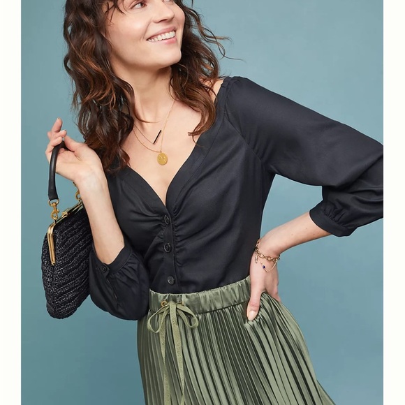 Maeve by anthropology-Morrill Blouse- size 4 - Picture 1 of 8